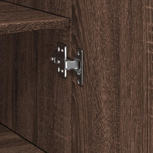Load image into Gallery viewer, vidaXL Buffet Haut chêne Marron 30x42,5x185 cm Bois d'ingénierie, Buffet, Armoire de Rangement, Panneau latéral, Armoire, Armoire latérale