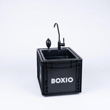 Load image into Gallery viewer, - Wash: Lavabo Mobile avec Pompe à Main - vier Camping Car,Van,Camping,Jardin | vier avec Bac,Robinet en Plastique,Noir -