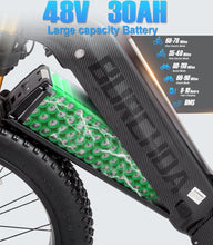 Load image into Gallery viewer, Dual Motors AWD 2000W Electric Bike for Adult 26'', UL2849 48V 60AH Removable Battery E - Mountain Bike 4'' Fat Tire up to 35MPH&amp;200miles Long Range Off Road Ebike Beach Dual Hydraulic&amp;Brakes E - Bicycle