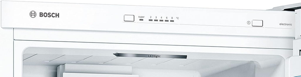 Bosch KGV36VWEAS Série 4, Réfrigérateur combiné pose-libre - 308 L - H 186 X L 60 cm - Blanc