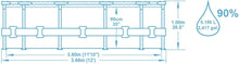 Load image into Gallery viewer, Power Steel Deluxe Piscine tubulaire ronde avec cadre en acier solide Kit complet Aspect rotin 366 x 100 cm,Marron