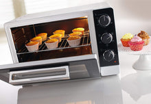Load image into Gallery viewer, BRANDT - FC405MW - Mini four posable et compact 2100 W – Capacité 40L - Multifonction avec 5 modes de cuisson - Cuisson homogène - Double vitrage – Blanc