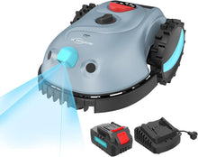 Load image into Gallery viewer, YARDCARE V100 Robot Tondeuse sans Fil Périphérique,avec Navigation par Vision, Évitement d'obstacles(150 Sortes), Robot Tondeuse Gazon avec Batterie 4 Ah, Lame de Rechange