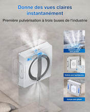 Load image into Gallery viewer, ECOVACS WINBOT W2 Pro Omni Robot Nettoyeur de vitres avec Station Multifonction, se Recharge Pendant Le Fonctionnement, buse à Triple Embout, système de Protection à 12 Niveaux