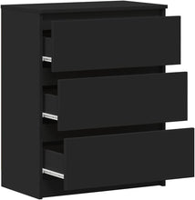 Load image into Gallery viewer, vidaXL Buffet, Meuble de Rangement avec Tiroir, Armoire de Rangement, Organisateur Salon Salle de Séjour Intérieur, Noir Bois d’Ingénierie
