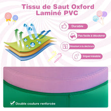 Load image into Gallery viewer, 9 en 1 Ch芒teau Gonflable en Forme Bonbons avec Toboggan Maison de Saut Gonflable avec Pistolet  Eau Charge 90kg pour 2 Enfants de 3-10 Ans -