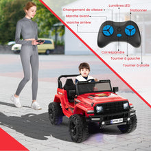 Load image into Gallery viewer, 24V Voiture lectrique 2 Places Enfants avec Tlcommande 2,4G Musique LED Dmarrage Lent 2 Vitesses Charge 35kg pour 3-8 Ans+ Rouge/Rose/Vert -