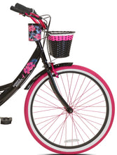 Load image into Gallery viewer, 26" Susan G. Komen Cruiser Bike, Adult, Ages 12+, Black and Pink
