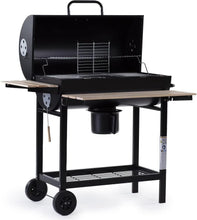 Load image into Gallery viewer, Barbecue charbon de bois "King" - 95 x 63 x 105 cm - Noir