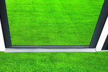 Load image into Gallery viewer, Abri de Jardin en Tôle Galvanisée Cabane de Rangement à Outils Porte Double 2 Aérations,277x191x192cm,Gris et Blanc -
