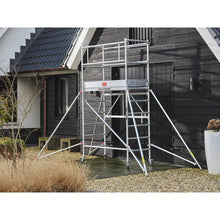 Load image into Gallery viewer, chafaudage tlescopique 7,80m Aluminium - dmontable chafaudage mobile -