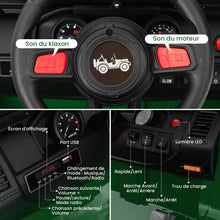 Load image into Gallery viewer, 24V Voiture lectrique 2 Places Enfants avec Tlcommande 2,4G Musique LED Dmarrage Lent 2 Vitesses Charge 35kg pour 3-8 Ans+ Rouge/Rose/Vert -
