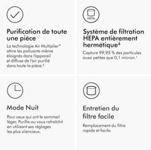 Load image into Gallery viewer, Dyson Pure Cool TP00 – Purificateur ventilateur tour sans pales, 10 vitesses, 434L/s, filtre HEPA 360°, capte 99,95% particules, Blanc/Argent