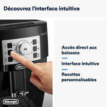 Load image into Gallery viewer, De'Longhi Magnifica S Machine a Café Grain ECAM22.110.B, Machine Expresso et Cappuccino, 1.8L, Noir [Exclusif Amazon]
