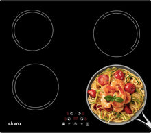 Load image into Gallery viewer, Ciarra Plaque de Cuisson à Induction - 4 Foyers - 6000W - Table de Cuisson Encastrable - Commande Tactile - 9 Niveaux - CABBIH4-E