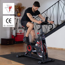 Load image into Gallery viewer, CARE FITNESS - VÉLO DE BIKING - Speed racer - velo d'appartement avec écran LCD-Masse d'inertie 22kg-Guidon et selle réglable