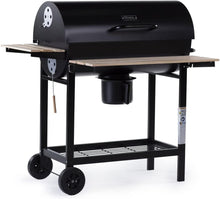 Load image into Gallery viewer, Barbecue charbon de bois "King" - 95 x 63 x 105 cm - Noir