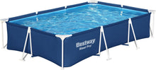 Load image into Gallery viewer, Steel Pro Kit Piscine Hors Sol Rectangulaire 3,00 m X 2,01 m X 66 cm,Bleu