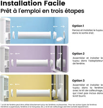 Load image into Gallery viewer, COMFEE' Climatiseur Mobile 9000 BTU/h 2,6kW, Contrôle APP, 3 Modes, 3 Vitesses de ventilation, Dimensions compactes, Pour pièces de 33㎡, Breezy Cool 2.6, Fonctionne avec Alexa