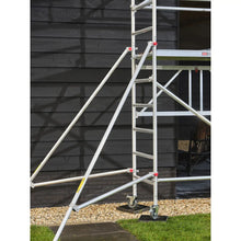 Load image into Gallery viewer, chafaudage tlescopique 7,80m Aluminium - dmontable chafaudage mobile -