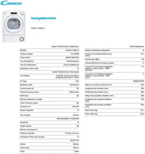 Load image into Gallery viewer, Sèche linge Condensation CSOEC10DG-S -