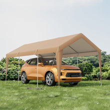 Load image into Gallery viewer, Abri de Voiture 301 x 600 cm Cadre en Métal Galvanisé Tente de Garage Portable avec Bâche Toutes Saisons Tente de Voiture pour Camions Bateaux -