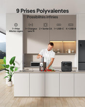 Load image into Gallery viewer, BLUETTI AC180 Générateur Électrique Portable, 0-80% en 45 Min, 1152Wh Batterie LiFePO4 avec 2 Sorties CA 1800W (2700W Pic), Station d’énergie Portable pour Camping, Voyages, Panne de Courant