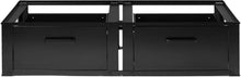 Load image into Gallery viewer, Vonia Rehausseur Double pour Lave-Linge et Sèche-Linge – Avec Tiroir – Support Machine à Laver Robuste – Noir