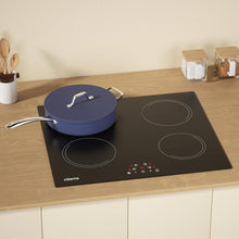 Load image into Gallery viewer, Ciarra Plaque de Cuisson à Induction - 4 Foyers - 6000W - Table de Cuisson Encastrable - Commande Tactile - 9 Niveaux - CABBIH4-E