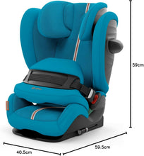 Load image into Gallery viewer, Cybex Pallas G2 Plus/Stormy Blue-light blue PU1