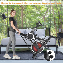 Load image into Gallery viewer, Vlo d檃ppartement silencieux avec roue et guidon en acier -