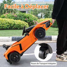 Load image into Gallery viewer, Voiture Electrique 12V pour Enfants Sous Licence Revuelto Télécommande Portes Hydrauliques pour 37-95 Mois Gris/Orange -