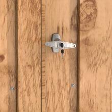 Load image into Gallery viewer, Abri vlos en mtal 1,74m imitation bois avec kit ancrage -