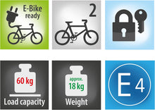 Load image into Gallery viewer, 12010LAS Porte-vélo Pliable Raven pour 2 vélos -