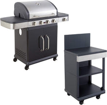 Load image into Gallery viewer, Cook'in Garden - Barbecue au gaz FIDGI 4 avec desserte