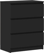 Load image into Gallery viewer, vidaXL Buffet, Meuble de Rangement avec Tiroir, Armoire de Rangement, Organisateur Salon Salle de Séjour Intérieur, Noir Bois d’Ingénierie
