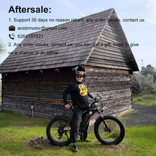 Load image into Gallery viewer, Aostirmotor Electric Mountain Bike, 48V 13AH Removable Lithium Battery 750W Ebike with Rack, 26" 4.0 in Fat Tire Bike, Electric Bicycle for Adults(Black)