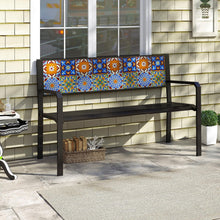 Load image into Gallery viewer, Tangkula 50" Metal Patio Park Bench