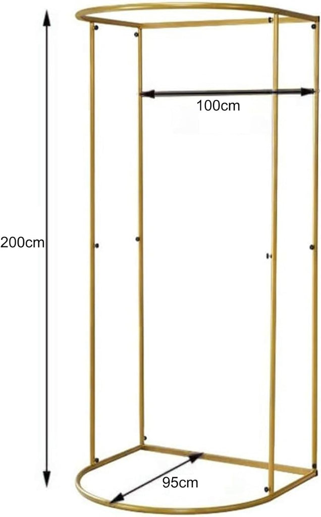 Ainbonte Cabine d'essayage Portable, Magasin de Vêtements Cabine Essayage, pour Magasin de Centre Commercial et Bureau, Protection de la Vie Privée Temporaire Dressing de Vestiaire (Beige)