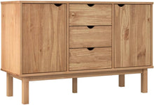 Load image into Gallery viewer, vidaXL Buffet Armoire Latérale Armoire de Rangement Organisateur de Maison Meuble de Salle de Séjour Intérieur 113,5x43x73 cm Bois Massif de Pin