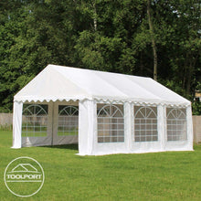 Load image into Gallery viewer, 3x6 m Tente de réception/Barnum Blanc Toile de Haute qualité PVC 700 N