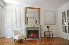 Load image into Gallery viewer, Chemin’Arte Insert Électrique à Encastrer - Effet Flammes - LEDs - Oxford XL - 2000W - Conçu en France - Garanti 2 Ans