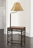 Regency Hill Travata Rustic Vintage Floor Lamp with End Table 54