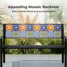 Load image into Gallery viewer, Tangkula 50" Metal Patio Park Bench