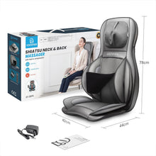 Load image into Gallery viewer, COMFIER Siège Massant Shiatsu avec Compression et Roulement - Masseur de Dos avec Chaleur, Chaise Massage de pétrissage pour Le Dos, Le Cou et Les épaules, Cadeau Papa Maman Femme Homme