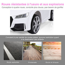 Load image into Gallery viewer, Voiture TTRS Electrique pour Enfants 12V Max. 5 Km/h Double Porte avec Télécommande 2.4G Blanc/Rouge -