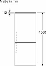 Load image into Gallery viewer, KGN367LDF- Série 4,Réfrigérateur combiné pose-libre,186 x 60 cm,Inox