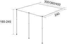 Load image into Gallery viewer, Unikka Comfort Pare-Soleil pour Caravane Camping-Car Compatible avec Thule Fiamma (400 * 240cm)