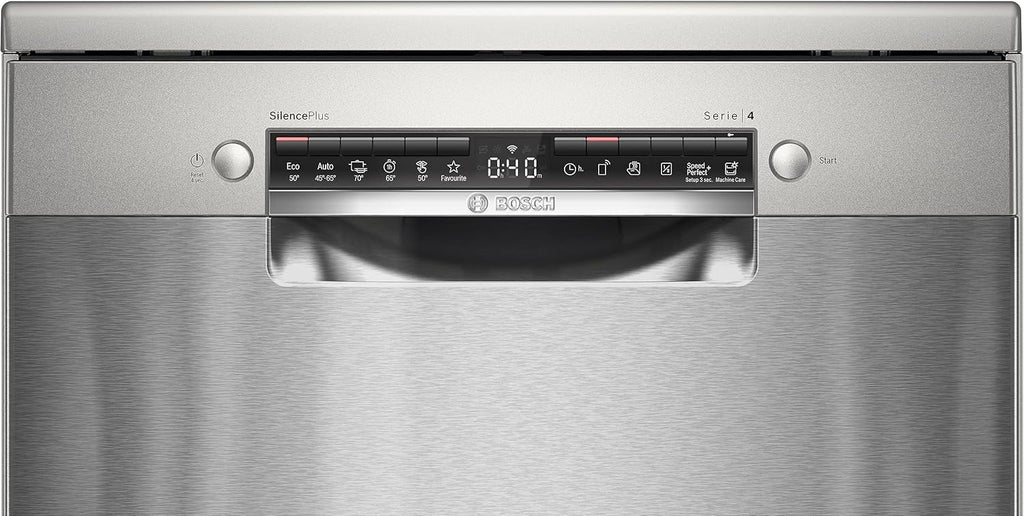 SMS4EMI01E - Série 4 - Lave-vaisselle Pose-libre - 60 cm - 14 couverts - Silence Plus 42 dB - Inox -