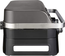 Load image into Gallery viewer, Attitude2go,Barbecue de Table  Faible fume,BBQ Portable, Couvercle,thermomtre,et Grille en Fonte,Alimentation : Cartouche de gaz CV 470 Plus,Gris